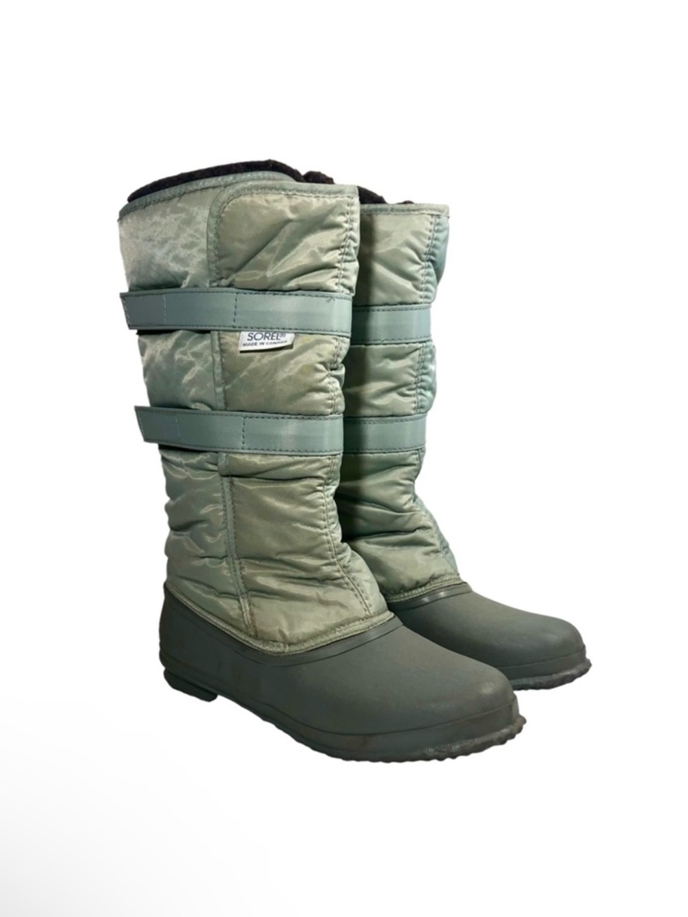 SOREL DENVER Sub Zero Tall Winter Boots Removable Felt/Wool Liner Size 7